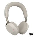 Jabra Evolve3 75 MS + Link 390c warm grey – billede 1