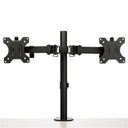 StarTech.com Desk Mount Dual Monitor Arm, Desk Clamp / Grommet VESA Monitor Mount for up to 32 Displays, Ergonomic Articulating Monitor Arm, Height Adjustable/Tilt/Swivel/Rotating - Space-saving Design (ARMDUAL2) Monteringssæt 2 skærme 13-32 – billede 5