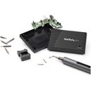 StarTech.com 55-Bit Electric Precision Screwdriver Set - Portable Cordless Powered Bit Driver Kit for Electronics, Laptop, Computers, Tablet & Phone Repairs - Magnetic Work Pad Elektrisk præcisionsskruetrækker 2 batterier inkluderet – billede 6