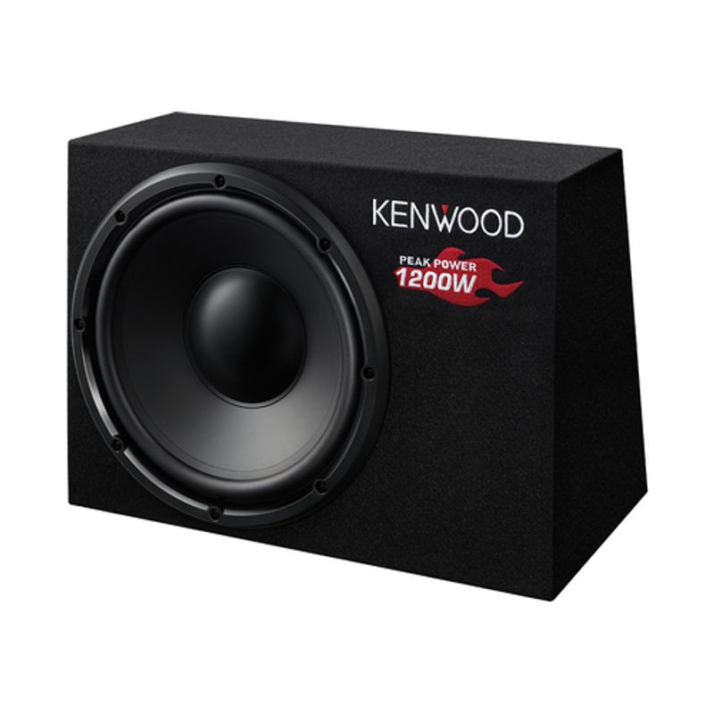 Kenwood KSC-W1200B Subwoofer Sort