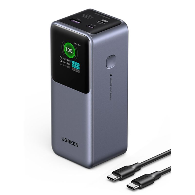 Ugreen Nexode Powerbank 20000mAh Grå