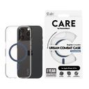 PanzerGlass CARE by Flagship Case Transparent Urban Combat w. Blue MagSafe iPhone 16 Pro Beskyttelsescover Transparent – billede 2
