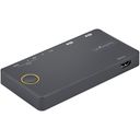 StarTech.com 2 Port Hybrid USB-A HDMI & USB-C KVM , Single 4K 60Hz HDMI 2.0 Monitor, Compact Desktop and/or Laptop HDMI KVM , USB Bus Powered, Thunderbolt 3 Compatible - 2 Port HDMI KVM (SV221HUC4K) KVM / audio-switch Desktop – billede 4