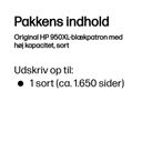 HP 950XL High Yield Black Original Sort 1650 sider Blæk – billede 2