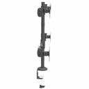 StarTech.com Desk Mount Quad Monitor Arm, Ergonomic VESA 4 Monitor Mount 2x2 up to 27, Articulating & Height Adjustable Pole Mount, Tilt/Swivel/Rotate LCD/LED Screen, Clamp/Grommet - Heavy-duty VESA Mount (ARMQUAD) Monteringssæt 4 skærme 13-27 – billede 6