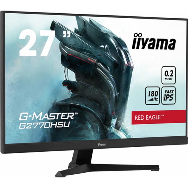 iiyama G-MASTER Red Eagle G2770HSU-B6 27 Fast IPS 1920 x 1080 (Full HD) HDMI DisplayPort 180Hz
