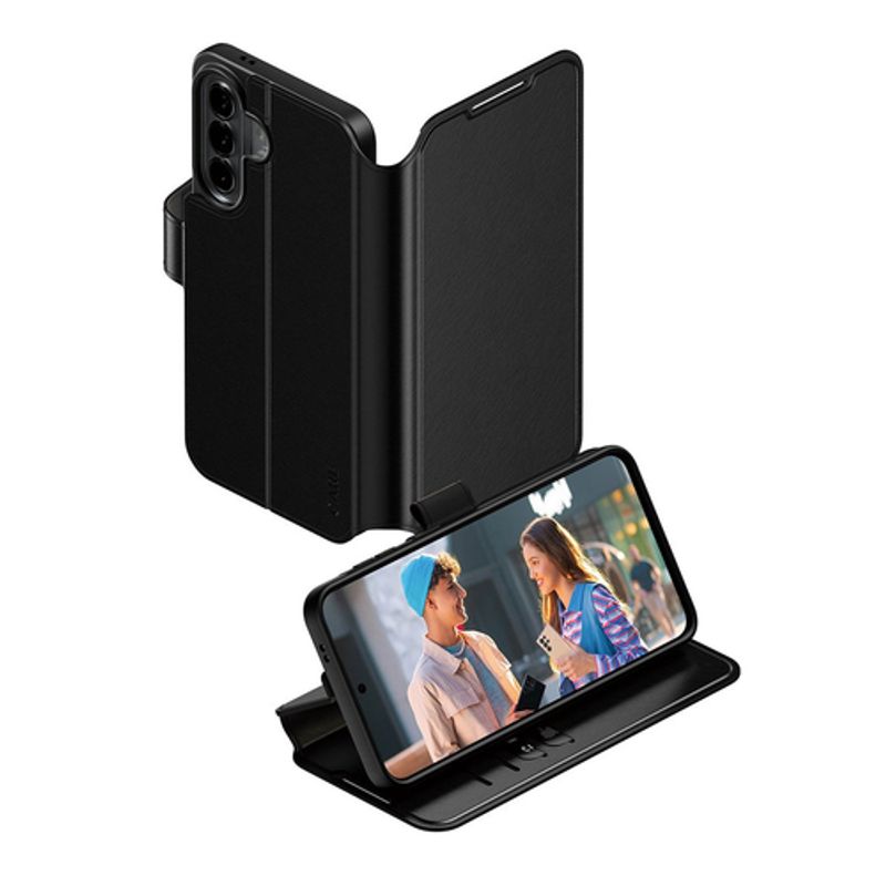 PanzerGlass PG CARE Samsung A57 Wallet Kickstand Beskyttelsescover Sort