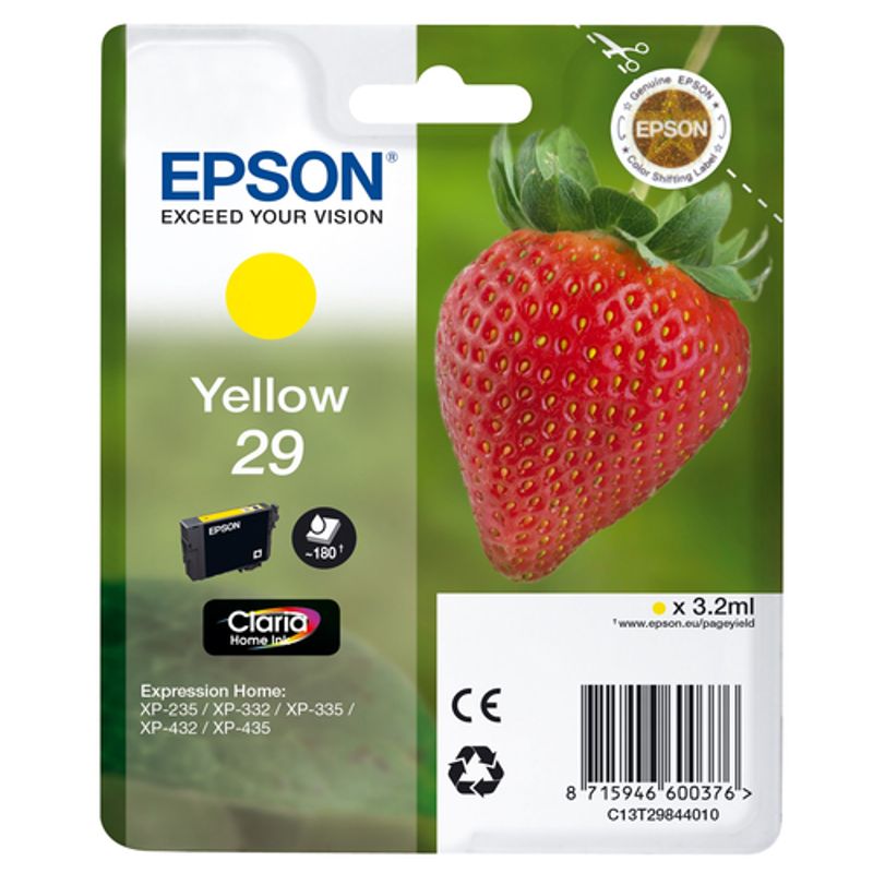 Epson 29 Gul Blæk C13T29844022