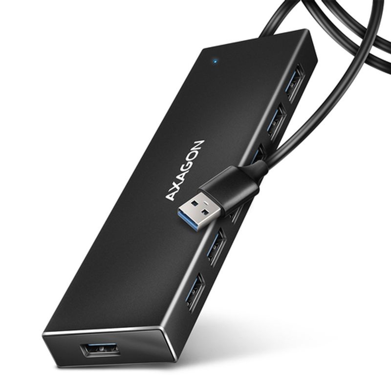 AXAGON HUE-F7A Hub 7 porte USB