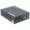 Intellinet Single Mode Media Converter, Base-T to 1000Base-Lx (SC) Single-Mode, 20km (Euro 2-pin plug) Fibermedieomformer Ethernet Fast Ethernet Gigabit Ethernet – billede 2