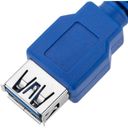 TECHly USB forlængerkabel 3m Blå – billede 9