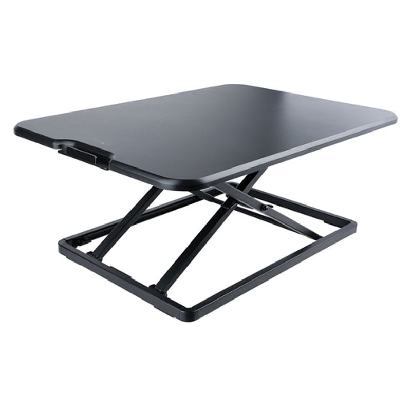 StarTech.com Standing Desk Converter for Laptop, Supports up to 8kg (17.6lb), Height Adjustable Laptop Riser w/ Slim Design, Table Top Sit Stand Desk Converter for Home Office - Rising Stand Up Desk Platform (LAPTOP-SIT-STAND) Stående skrivebordsomformer