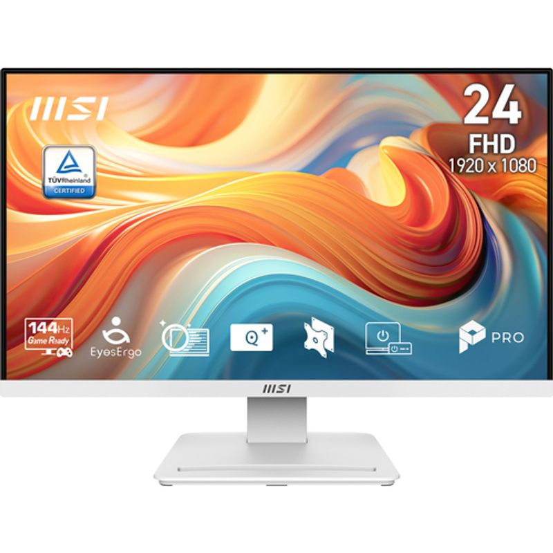 MSI PRO MP241W E14V 23.8 VA LED monitor fehér 144Hz FreeSync