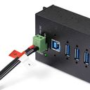 StarTech.com 160W Universal DC Power Adapter (24V/6.6A), 2-Wire Cord and 2/3-Pin Terminal Blocks, 100-240V AC/DC External Power Supply for Industrial USB Hubs, NA/UK/EU/ANZ Cords - 4ft/1.2m DC Power Cord (160W-POWER-ADAPTER) 158.4Watt – billede 5