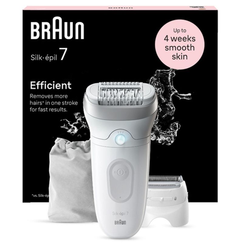 Braun Silk-épil 7 7-041 Grå, Hvid
