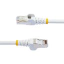 StarTech.com 3m CAT6a Cable - White - Low Smoke Zero Halogen (LSZH) - 10GbE 500MHz 100W ++ Snagless RJ-45 w/Strain Reliefs S/FTP Network Patch Cord CAT 6a S/FTP 3m Patchkabel Hvid – billede 3