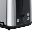 Braun PurShine HT 1510 BK Brødrister Rustfrit stål/sort – billede 2