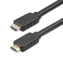 StarTech.com 15m(50ft) HDMI 2.0 Cable, 4K 60Hz Active HDMI Cable, CL2 Rated for In Wall Installation, Long Durable High Speed Ultra-HD HDMI Cable, HDR 10, 18Gbps, Male to Male Cord, Black - Al-Mylar EMI Shielding (HD2MM15MA) HDMI-kabel 15m Sort – billede 1