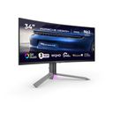 AOC AGON PRO PD34 Porsche Design 34 3440 x 1440 (UltraWide) HDMI DisplayPort USB-C 240Hz Dockingskærm – billede 2