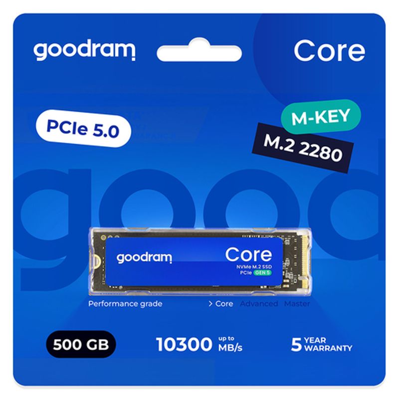 *Core 500GB Gen5 2280 9300/6000MB/s