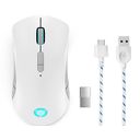 Lenovo Legion M600 Gaming Mouse Optisk Trådløs Kabling Grå Hvid – billede 1