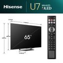 Hisense 65U7NQ 65 4K UHD (2160p) Sort Mørkegrå – billede 2