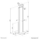 Neomounts FL15-628BL1 Reservedel og tilbehør til tablet Stativ til tablet – billede 11
