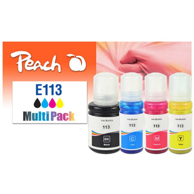 Peach 321322 Sort, Cyan, Magenta, Gul 7500 sider Blæk