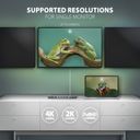 AXAGON HMC-4KX3 USB-C 3.2 Gen 1 / USB 3.0 / Thunderbolt 3 / Thunderbolt 4 Dockingstation – billede 3