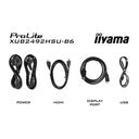 iiyama ProLite XUB2492HSU-B6 24 IPS 1920 x 1080 (Full HD) HDMI DisplayPort 100Hz – billede 14