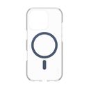 PanzerGlass CARE by Flagship Case Transparent Urban Combat w. Blue MagSafe iPhone 16 Pro Beskyttelsescover Transparent – billede 4