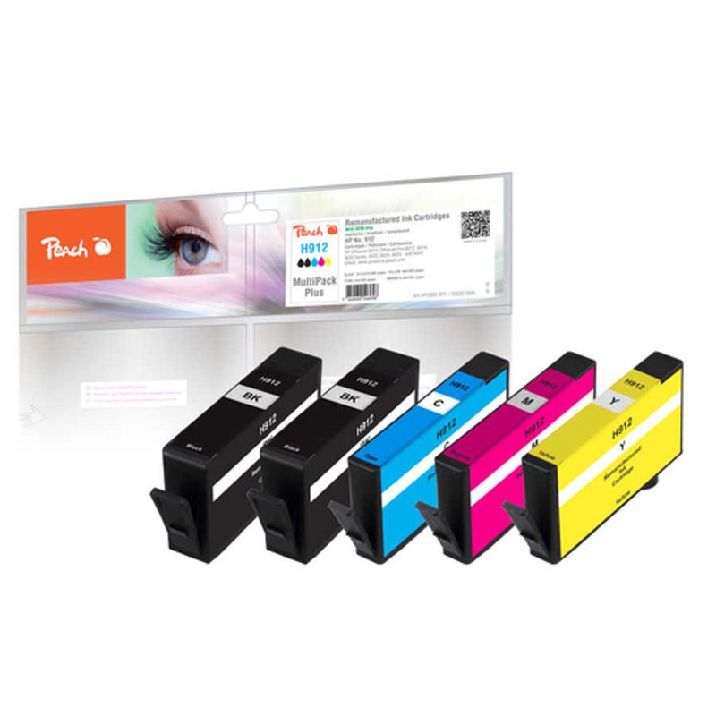 Peach PI300-971 Sort, Cyan, Magenta, Gul 305 sider Blæk