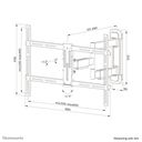 Neomounts by Newstar WL40-550BL16 Monteringssæt Tv 40-65 – billede 17