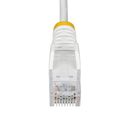 StarTech.com 2.5m White Slim CAT6 Ethernet Cable, Snagless, 28AWG, LSZH CAT 5/5e/6 Ikke afskærmet parsnoet (UTP) 2.5m Patchkabel Hvid – billede 4
