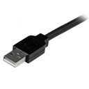 StarTech.com 20m USB 2.0 Active Extension Cable - M/F - USB extension cable - USB (M) to USB (F) - USB 2.0 - 66 ft - active - black - USB2AAEXT20M USB forlængerkabel 20m Sort – billede 3