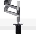 StarTech.com Desk Mount Monitor Arm for Single VESA Display up to 32 or 49 Ultrawide 8kg/17.6lb, Full Motion Articulating & Height Adjustable w/ Cable Management, C-Clamp, Grommet Mount - Single Monitor Arm Monteringssæt Monitor 32-49 – billede 6