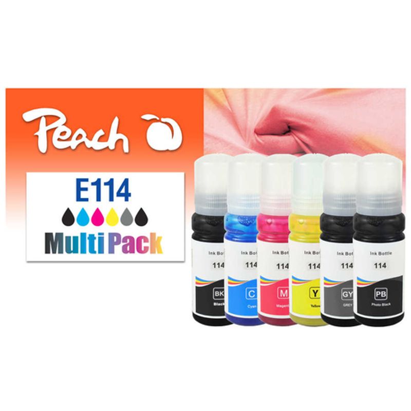Peach Patrone Epson CISS 114 MutliPack remanufactured