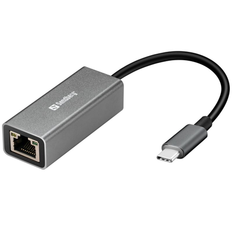 Sandberg Netværksadapter USB-C Kabling