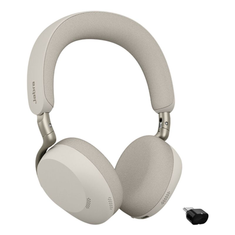Jabra Evolve3 75 UC + Link 390c warm grey