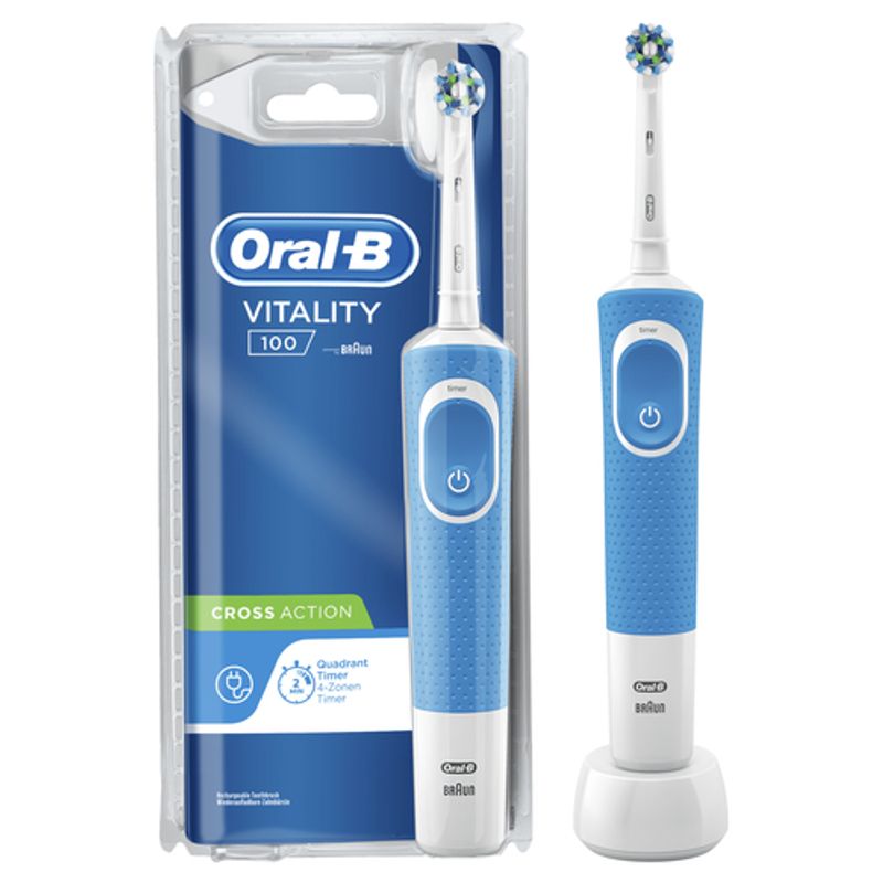 Oral-B Vitality 100 Cross Action Blå Blå