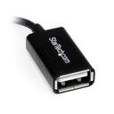StarTech.com 5in Right Angle Micro USB to USB OTG Host Adapter M/F - Angled Micro USB Male to USB A Female On-The-Go Host Cable Adapter (UUSBOTGRA) USB-adapter 12.7cm Sort – billede 3