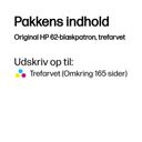 HP 62 Tri-color Original Cyan, Magenta, Gul – billede 3