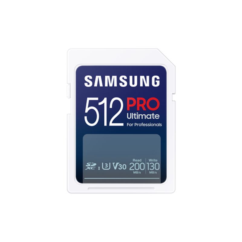 Samsung PRO Ultimate MB-SY512S SDXC UHS-I Memory Card 512GB 200MB/s