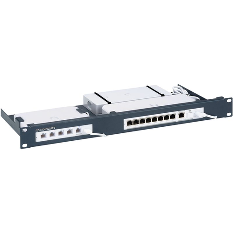 Rackmount.IT RM-UB-T8 Monteringspakke for netværksudstyr Blå