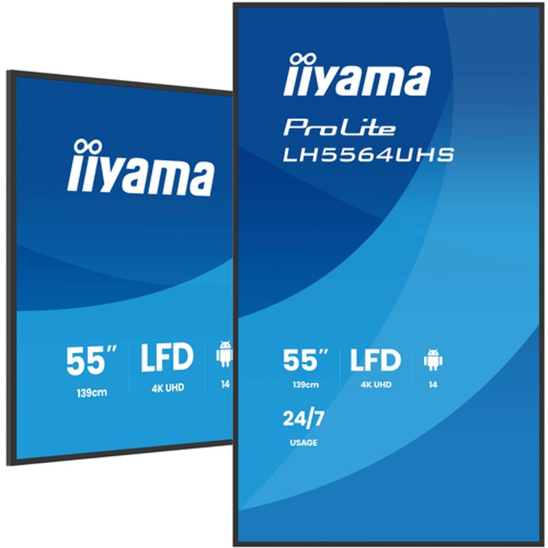 iiyama ProLite LH5564UHS-B1AG 55 Digital skiltning 3840 x 2160
