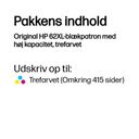 HP 62XL High Yield Tri-color Original Cyan, Magenta, Gul – billede 3