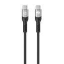 Manhattan USB-C to USB-C Cable (240W), 1m, Male to Male, Black, Thunderbolt 4, 40 Gbps (USB4 Gen 3x2), Extended Power Range (EPR) charging up to 240W (Note additional USB-C 240W wall charger needed), Backwards compatible to Thunderbolt 3, Lifetime Warrant – billede 4