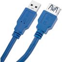 TECHly USB forlængerkabel 3m Blå – billede 10