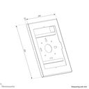 Neomounts WL15-601BL1 tablet sikkerhedslås Sort 27,9 cm (11) – billede 15