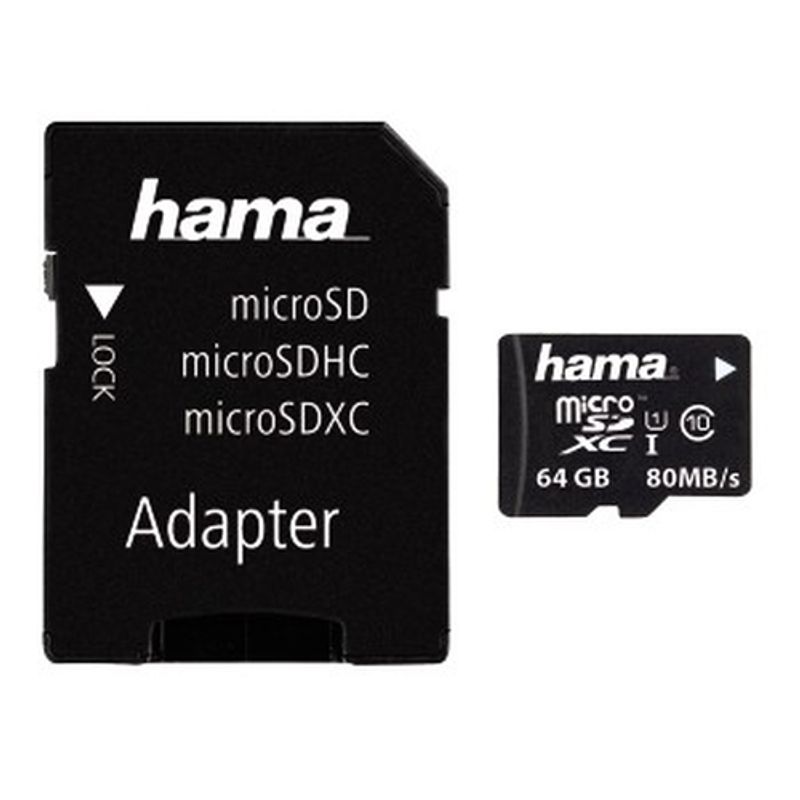 Hama microSDXC 64GB MicroSDXC 64GB 80MB/s